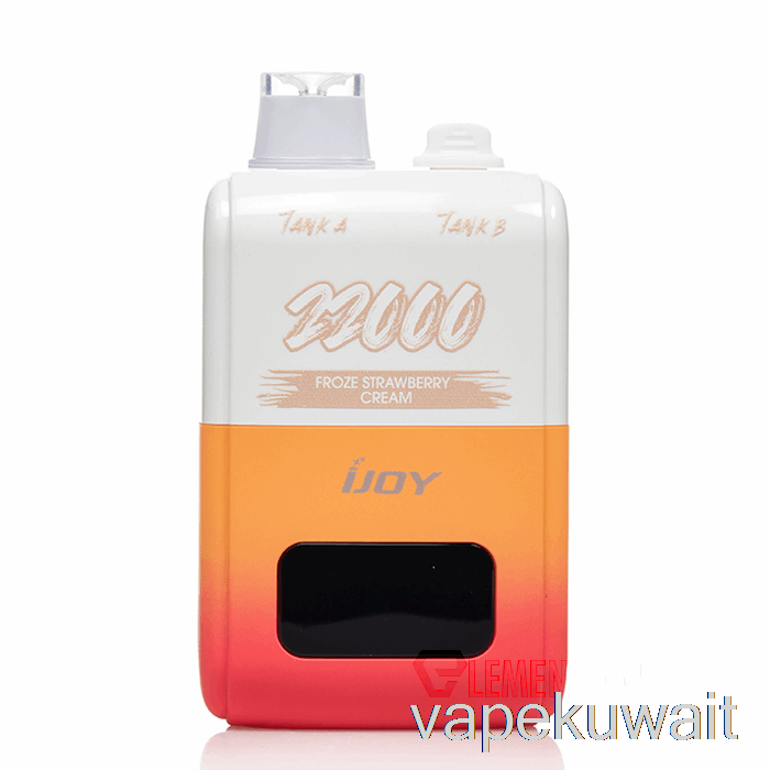 Ijoy Sd 22000 مجموعة Vape Vape بكريمة الفراولة المجمدة للاستعمال مرة واحدة